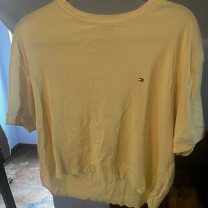 tommy hilfiger tee-cropped